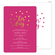 Raspberry Her Day Confetti Dot Invitations Image 2 of 7